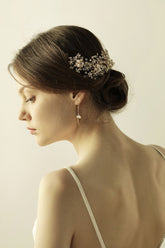 Luxury glamourous Alloy&Rhinestone Special Occasion &Wedding Headbands Headpiece with Imitation Pearls